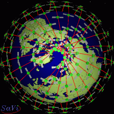 Kartierung der Satelliten